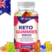 Keto AVC BHB Gummies For Fat Burn Weight Loss Detox Keto Diet Pills 60 Gummy AU