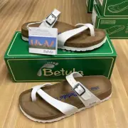 Betula by Birkenstock Mia Sandals Womens Size 7 US Narrow EU 38 Toe Loop
