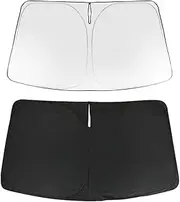 Car Windscreen Sun Shade for NIS-san Patrol Y62 2020-2024 Sun Shade Front Windscreen Foldable Reflective Sun Visor Protector Blocks UV Rays Keep Your Car Cooler