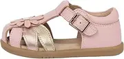 [Bobux] I-Walk Girl's Petal Leather Closed Toe Flower Sandals