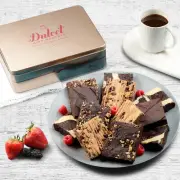 Dulcet Gift Baskets Chocolate Fudge Brownie Assortment Gift Fresh Baked Snacks