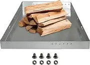 Fireplace Tray,Ash Catcher Steel Holder with Screw Pack | Rust-Resistant Home Fire Place Accessories, Adjustable Collection Tool for Home Use