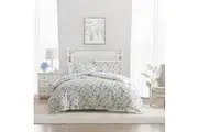 Laura Ashley Meadow Floral King Bed Quilt Cover Set w 2x Pillowcase Sun Blue