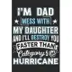 I’’m dad mess with my daughter and i’’ll destroy you faster than category 5 hurricane: Paperback Book With Prompts About What I Love About Dad/ Father’’s