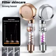 Shower Head Propeller Turbo FanS Hydro Jet Handheld Shower Head High Pressure
