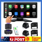 10.36" Carplay Touch Screen DVR Monitor RV Backup Camera BSD for Truck Bus Car