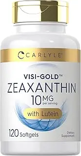 Zeaxanthin 14 mg | 120 Softgels | Supports Eye Health | Non-GMO, Gluten Free Supplement | by Carlyle