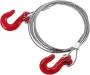 PRETYZOOM Tow Hook and Trailer Chain for Axial Durable Design Easy Installation for Towing Adventures and Climbing Applications