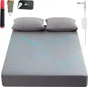 Grounding Sheets King, 95% Organic Cotton+ 10% Pure Silver Fiber,Grounded Bed Sheet Kit, Deep Pocket Grounded Bed Sheet, Relieves Pain - Used for Healthy Sleep Therapy