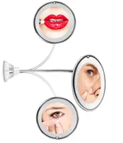 New 10x Magnifying LED Lighted Makeup Mirror