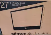 ClintonElectronics CE-M27A-B PIR27" IP PUBLIC VIEW MONITOR W/ AXIS CAMERAM3065-V