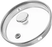 NOLITOY Clear Glass Teapot Lid with Heat Resistant Knob Handle Inner Diameter Replacement for Home Kitchen Tempered Glass for Safe Brewing