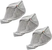 Healeved Super Absorbent Hair Drying Cap Bamboo Towel Wrap Quick Dry for Ladies Men Boys and Girls Bath Products Random Style