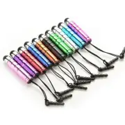Mini Stylus Touch Pen[Set of 10] Metallic Colors Universal Touch Screen Dust Cap