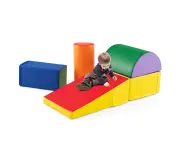 5PCS Kids Climb & Crawl Play Set Colorful Soft Foam Blocks Activity Toys Home Preschool Daycare
