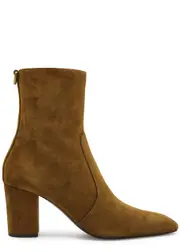 Saint Laurent Betty 70 Suede Ankle Boots - Brown - 39 (IT39 / UK6) 39 (IT39 / UK6)