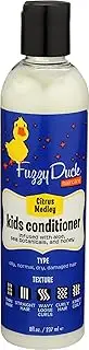 FuzzyDuck Kids Conditioner – Hair Products for Kids Made with Aloe, Sea Botanicals & Honey to Boost Moisture, Frizz Control & Manageability for Silky Hair, Safe for All Hair Types (Citrus Medley, 8oz)