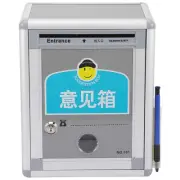 Letter Post Container Stainless Steel Mailbox Wall Mount Mailboxes Lock Office