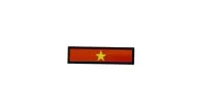 Patch printed embroidered travel souvenir biker backpack flag vietnam