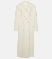 [The Frankie Shop] The Frankie Shop Gaia oversized wool-blend coat AU 8 white