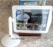 Hands free LED Screen Magnifying Glass, 360° 3X Magnifier For Reading & Crafting