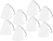 Happyyami 8Pcs Exfoliating Soap Net Pouches Multi Function Foaming Mesh for Facial Cleansing Deep for Skin Brightening and Oil Removal