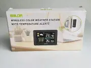 Digital LCD Wireless Weather Station Clock Indoor Outdoor Thermomete
