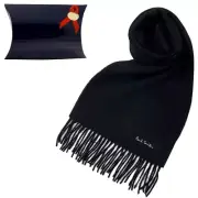 Paul Smith Name Engraving Available Men s Rady Scarf Plain Unisex Logo Thin 302