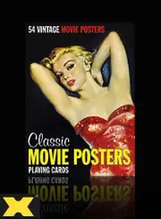 Classic Movie Posters (Chaplin, John Wayne, Monroe) Playing Cards by Piatnik