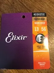 Elixir Nanoweb Acoustic Medium Phosphor Bronze .013-.056 Strings the best