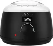 500Ml Electric Wax Warmer Digital Black - Hair Removal Depilatory Heater