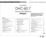 Onkyo Integra DHC-60.7 Avanced AV Controller Owners Instruction Manual