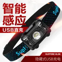 在飛比找蝦皮購物優惠-感應頭燈【開發票】戶外便攜式 USB充電 防水感應 警示 頭