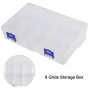 Storage Box Container Organizer Boxes Plastic 8 Grids Display Organizer