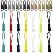 28Pcs Zipper Pulls Tab Set, Detachable Metal Pulls Tab Fixer Tag Zipper Pull ...
