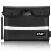 Upgraded 5200F Fireproof Document Bag with Lock, Fireproof Waterproof Bag wit...