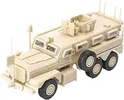 Plastic Simulation Vehicle Model 1:72 Scale MM0668 U.S. Cougar 6x6 MRAP Vehicle Model (Unassembled Kit)
