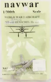 Navwar GA-302 Henschel Hs123 1/300 Scale Cast Metal Model Kit