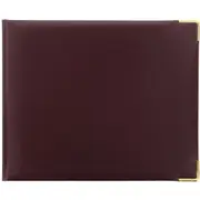 Classic Quarto Guest Book, Landscape (Burgundy)