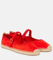 [Tory Burch] Tory Burch Suede Mary Jane flats UK 6.5 red