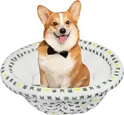 ROYPET Dont Cuddler pet nest, Big Dog Bed & Cat Bed, Anti-Anxiety Puppy Cuddler Bed, Cozy Round Fluffy Plush Pet Bed, Comfortable and Safe Residence, for Large Dogs & Cats