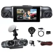 4 Channel Dash Cam Dash Camera With 32G Card Left Right Dash Camera For Cars 4 Lens Driving Recorder