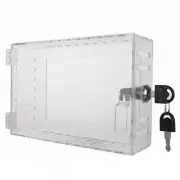 Safeguard Your Thermostat with Tamper Proof Lock Box Transparent PS Cover