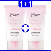 make prem Soothing Pink Tone-Up Sun Cream 40ml sun screen Sunblock sunscreen