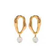 [Forte Forte] Forte Forte Faux-pearl Earrings ONE SIZE GOLD
