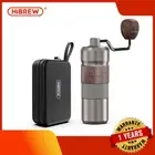 HiBREW Manual Hand Coffee Grinder Portable Mill Aluminium Visual Bean Storage