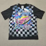 Adidas Jeremy Scott Shirt JS Rally NASCAR Style Print TEE Adult Size Medium