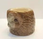 Owl Head Figurine Ceramic Vase Pot Succulent Flower Planter Egg Cup Home Décor