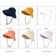 Baby& Toddler Sun Hat Bucket Hat Breathable Cotton Lovely Prints Sun Hat Size S