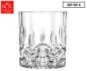 Set of 6 RCR Cristalleria 300mL Opera Crystal Liquor Glasses